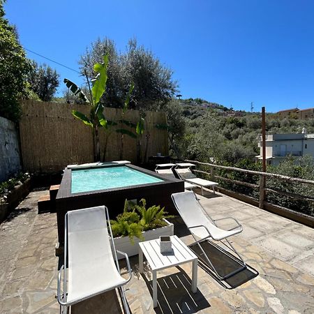 Villa Carolina Sorrento Private Heated Pool And Sea View ภายนอก รูปภาพ
