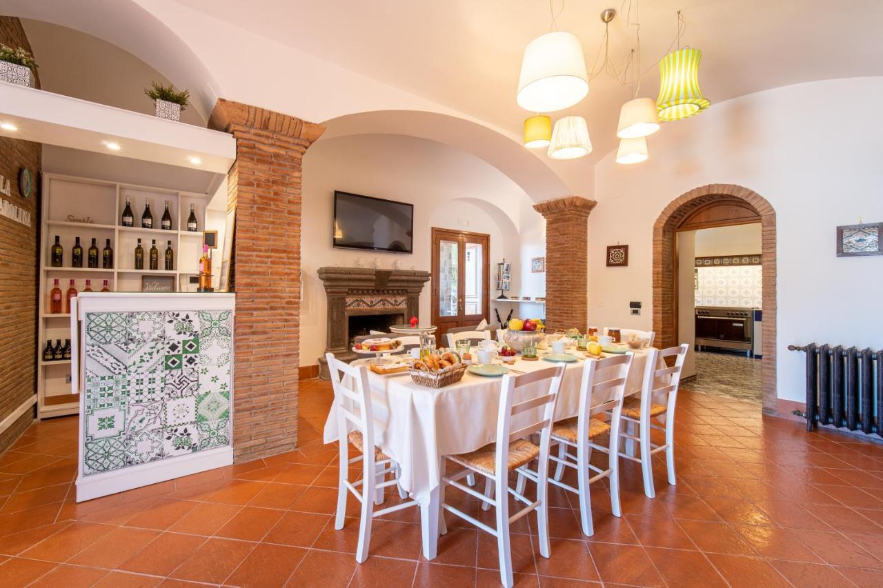 Villa Carolina Sorrento Private Heated Pool And Sea View ภายนอก รูปภาพ