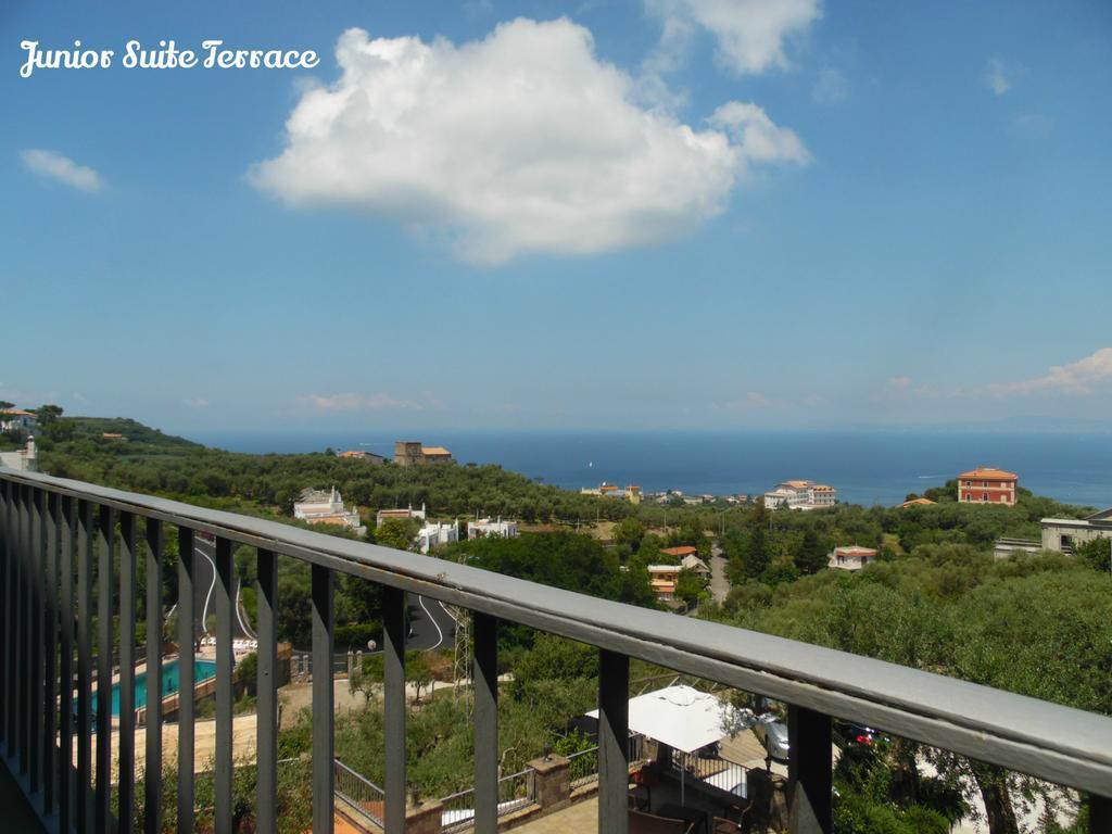 Villa Carolina Sorrento Private Heated Pool And Sea View ห้อง รูปภาพ