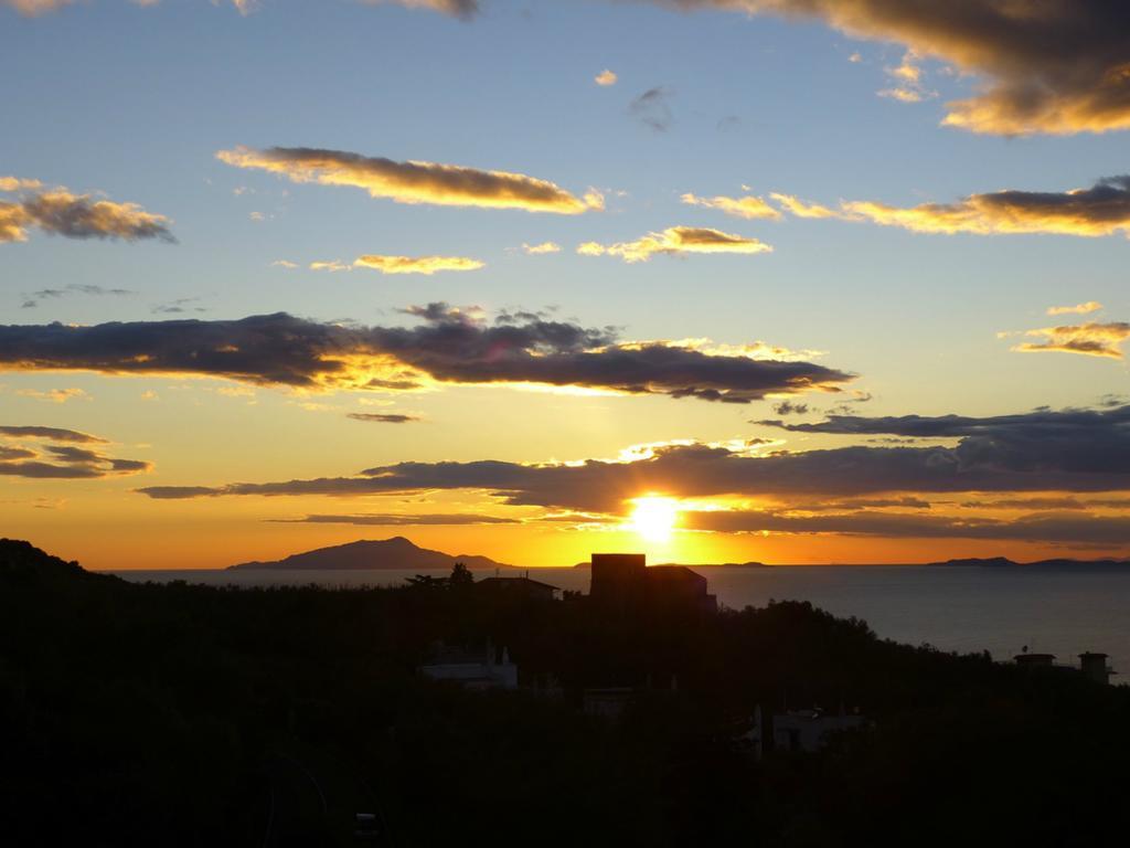 Villa Carolina Sorrento Private Heated Pool And Sea View ภายนอก รูปภาพ
