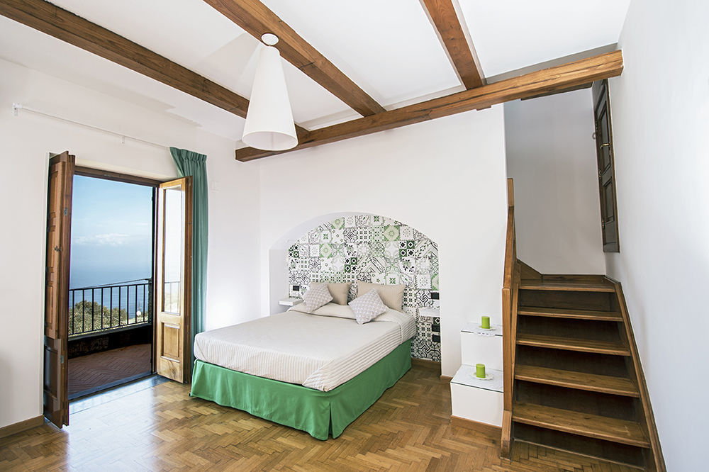 Villa Carolina Sorrento Private Heated Pool And Sea View ภายนอก รูปภาพ